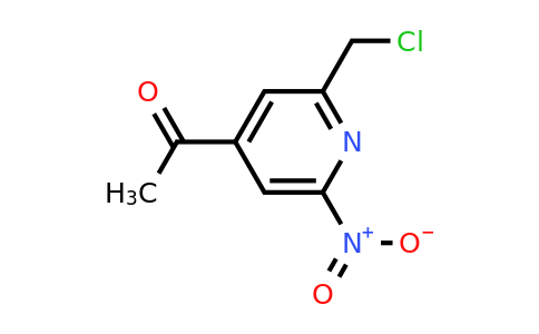 CAS 1393560-63-8 | 1-[2-(Chloromethyl)-6-nitropyridin-4-YL]ethanone