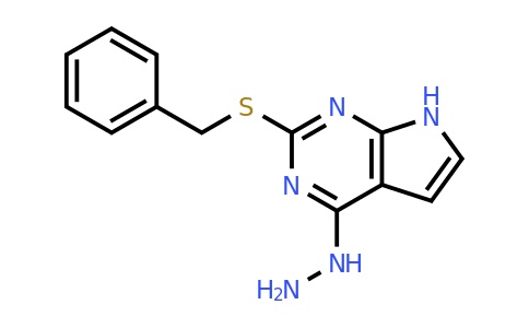 CAS 1393560-75-2 | 2-(Benzylthio)-4-hydrazino-7H-pyrrolo[2,3-D]pyrimidine
