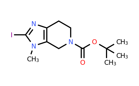 CAS 1393561-02-8 | Tert-butyl 2-iodo-3-methyl-3,4,6,7-tetrahydro-5H-imidazo[4,5-C]pyridine-5-carboxylate