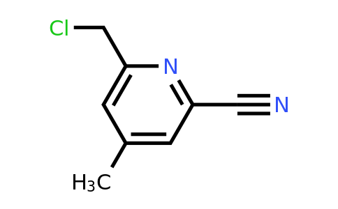 CAS 1393561-06-2 | 6-(Chloromethyl)-4-methylpyridine-2-carbonitrile