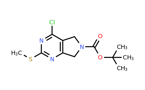 CAS 1393561-15-3 | Tert-butyl 4-chloro-2-(methylthio)-5,7-dihydro-6H-pyrrolo[3,4-D]pyrimidine-6-carboxylate