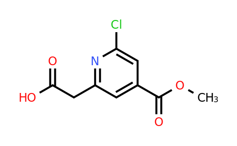 CAS 1393561-24-4 | [6-Chloro-4-(methoxycarbonyl)pyridin-2-YL]acetic acid
