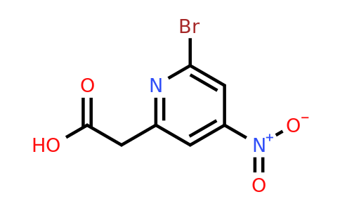 CAS 1393561-29-9 | (6-Bromo-4-nitropyridin-2-YL)acetic acid