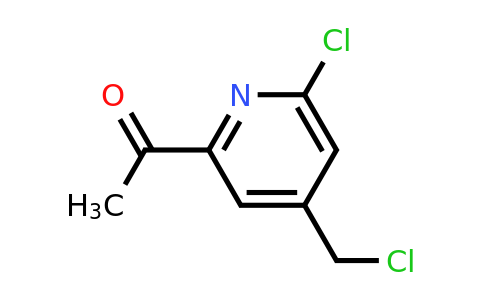 CAS 1393561-39-1 | 1-[6-Chloro-4-(chloromethyl)pyridin-2-YL]ethanone