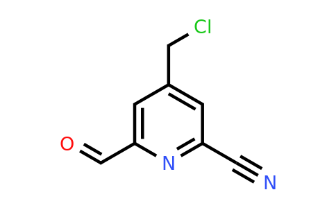 CAS 1393561-67-5 | 4-(Chloromethyl)-6-formylpyridine-2-carbonitrile