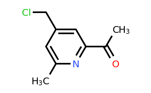 1-[4-(Chloromethyl)-6-methylpyridin-2-YL]ethanone