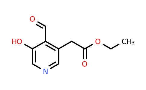 CAS 1393561-86-8 | Ethyl (4-formyl-5-hydroxypyridin-3-YL)acetate
