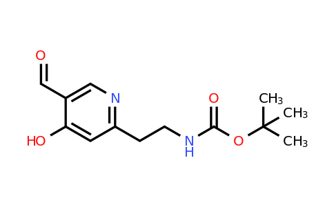 CAS 1393562-10-1 | Tert-butyl 2-(5-formyl-4-hydroxypyridin-2-YL)ethylcarbamate