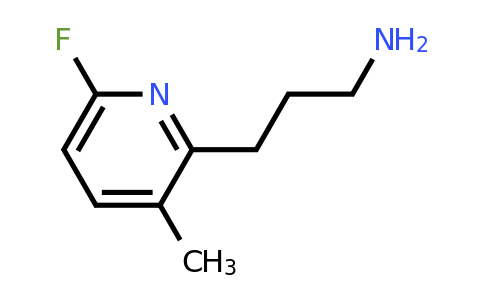 CAS 1393562-13-4 | 3-(6-Fluoro-3-methylpyridin-2-YL)propan-1-amine