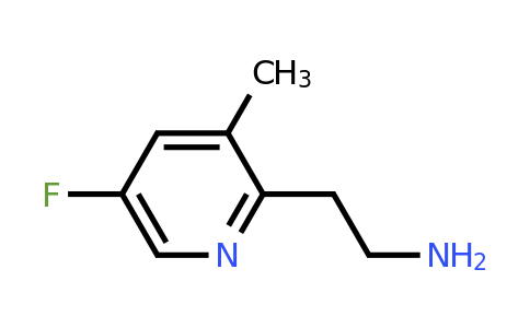 CAS 1393562-17-8 | 2-(5-Fluoro-3-methylpyridin-2-YL)ethanamine