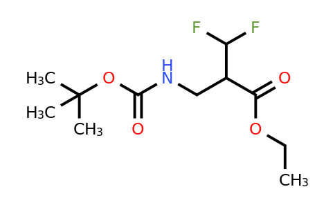 CAS 1393562-25-8 | Ethyl 2-[[(tert-butoxycarbonyl)amino]methyl]-3,3-difluoropropanoate