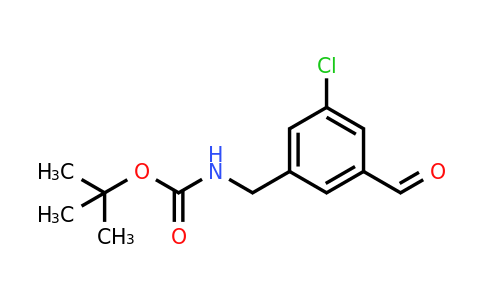 CAS 1393562-53-2 | Tert-butyl 3-chloro-5-formylbenzylcarbamate