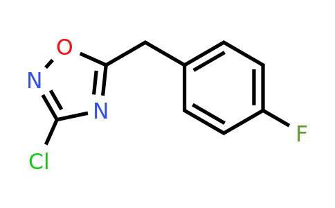 CAS 1393562-57-6 | 3-Chloro-5-(4-fluorobenzyl)-1,2,4-oxadiazole