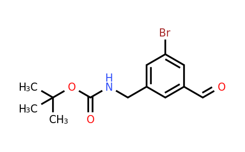 CAS 1393562-58-7 | Tert-butyl 3-bromo-5-formylbenzylcarbamate