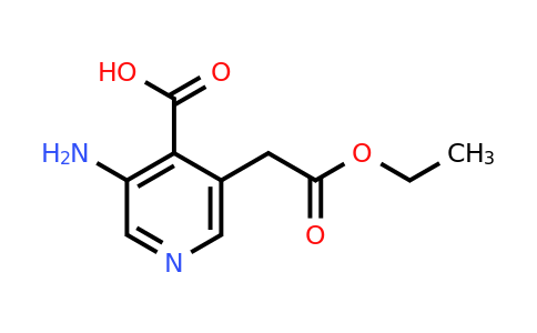 3-Amino-5-(2-ethoxy-2-oxoethyl)isonicotinic acid