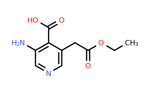 CAS 1393562-59-8 | 3-Amino-5-(2-ethoxy-2-oxoethyl)isonicotinic acid