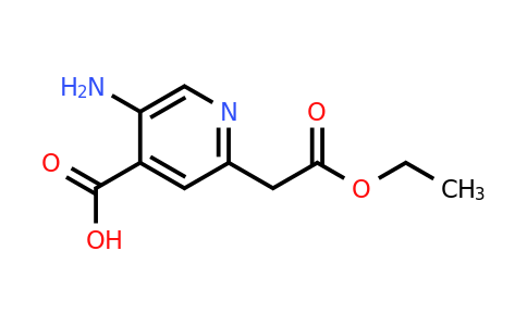 5-Amino-2-(2-ethoxy-2-oxoethyl)isonicotinic acid