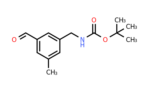 CAS 1393562-69-0 | Tert-butyl 3-formyl-5-methylbenzylcarbamate