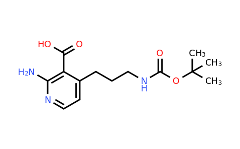 CAS 1393562-75-8 | 2-Amino-4-[3-[(tert-butoxycarbonyl)amino]propyl]nicotinic acid