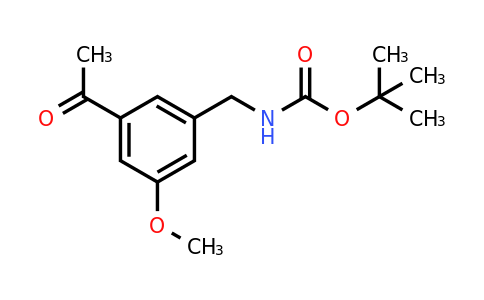 CAS 1393562-78-1 | Tert-butyl 3-acetyl-5-methoxybenzylcarbamate