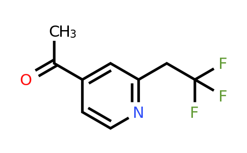 CAS 1393562-84-9 | 1-[2-(2,2,2-Trifluoroethyl)pyridin-4-YL]ethanone