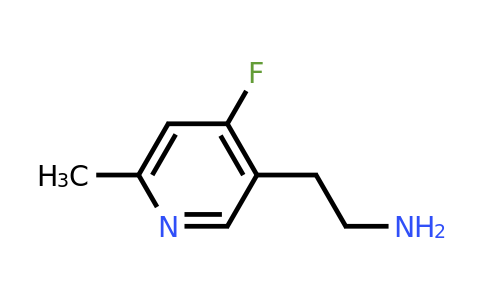 CAS 1393562-85-0 | 2-(4-Fluoro-6-methylpyridin-3-YL)ethanamine
