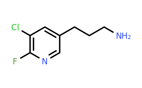 CAS 1393562-88-3 | 3-(5-Chloro-6-fluoropyridin-3-YL)propan-1-amine