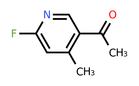 CAS 1393562-90-7 | 1-(6-Fluoro-4-methylpyridin-3-YL)ethanone