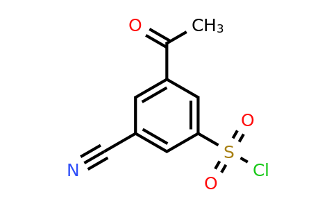 CAS 1393562-91-8 | 3-Acetyl-5-cyanobenzenesulfonyl chloride