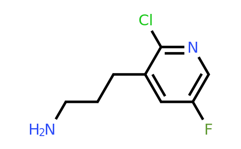 CAS 1393562-94-1 | 3-(2-Chloro-5-fluoropyridin-3-YL)propan-1-amine