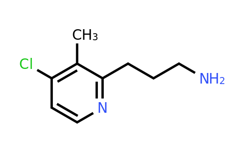 CAS 1393562-95-2 | 3-(4-Chloro-3-methylpyridin-2-YL)propan-1-amine