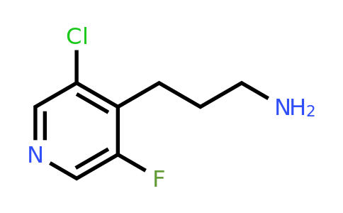 3-(3-Chloro-5-fluoropyridin-4-YL)propan-1-amine