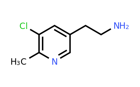 CAS 1393563-10-4 | 2-(5-Chloro-6-methylpyridin-3-YL)ethanamine