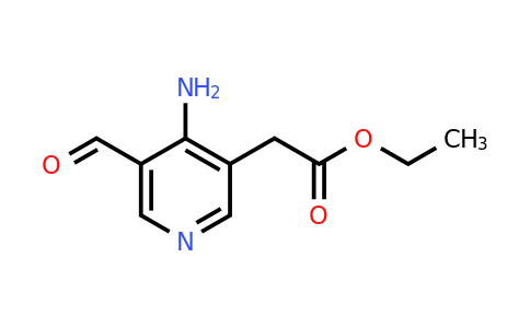 CAS 1393563-11-5 | Ethyl (4-amino-5-formylpyridin-3-YL)acetate