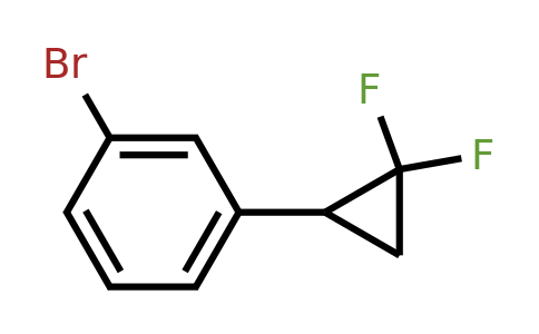 CAS 1393563-14-8 | 1-Bromo-3-(2,2-difluorocyclopropyl)benzene