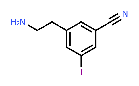 CAS 1393563-16-0 | 3-(2-Aminoethyl)-5-iodobenzonitrile