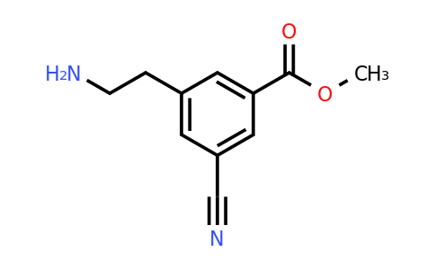 CAS 1393563-20-6 | Methyl 3-(2-aminoethyl)-5-cyanobenzoate