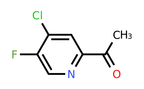 CAS 1393563-21-7 | 1-(4-Chloro-5-fluoropyridin-2-YL)ethanone