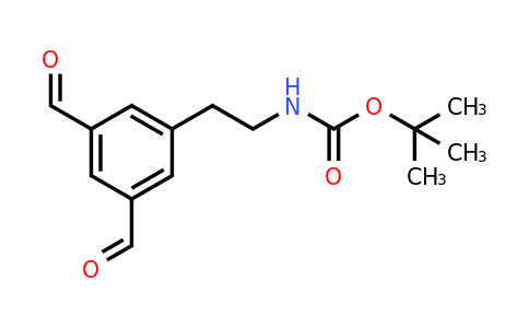 CAS 1393563-29-5 | Tert-butyl 2-(3,5-diformylphenyl)ethylcarbamate