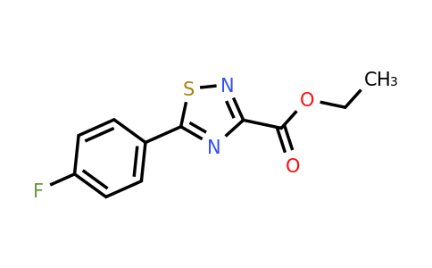 CAS 1393563-33-1 | Ethyl 5-(4-fluorophenyl)-1,2,4-thiadiazole-3-carboxylate