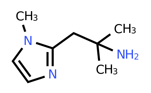 CAS 1393563-45-5 | 1,1-Dimethyl-2-(1-methyl-1H-imidazol-2-YL)ethylamine