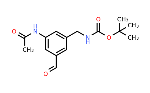 CAS 1393565-76-8 | Tert-butyl 3-(acetylamino)-5-formylbenzylcarbamate