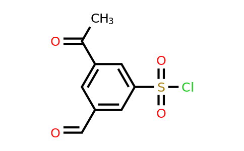 CAS 1393565-78-0 | 3-Acetyl-5-formylbenzenesulfonyl chloride