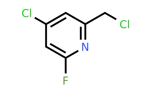 CAS 1393565-82-6 | 4-Chloro-2-(chloromethyl)-6-fluoropyridine