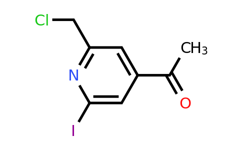 CAS 1393565-84-8 | 1-[2-(Chloromethyl)-6-iodopyridin-4-YL]ethanone
