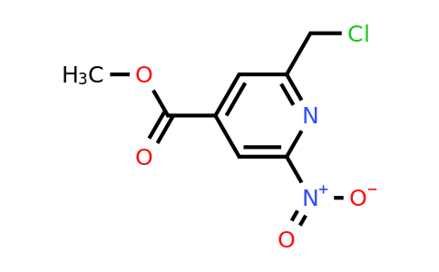 CAS 1393565-87-1 | Methyl 2-(chloromethyl)-6-nitroisonicotinate
