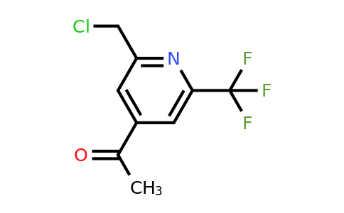 CAS 1393565-88-2 | 1-[2-(Chloromethyl)-6-(trifluoromethyl)pyridin-4-YL]ethanone