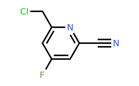 CAS 1393565-90-6 | 6-(Chloromethyl)-4-fluoropyridine-2-carbonitrile