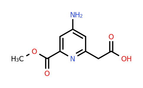 CAS 1393565-94-0 | [4-Amino-6-(methoxycarbonyl)pyridin-2-YL]acetic acid