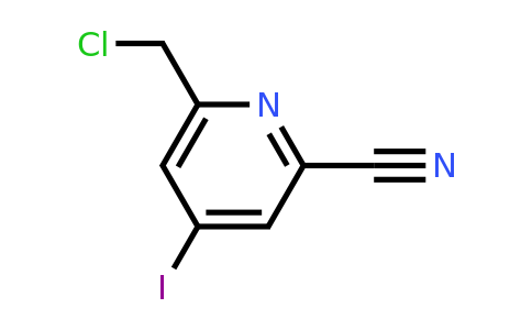 CAS 1393565-95-1 | 6-(Chloromethyl)-4-iodopyridine-2-carbonitrile